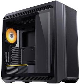 Jonsbo D500 E-ATX Big-Tower Gehäuse, Tempered Glass - schwarz (D500 BLACK)