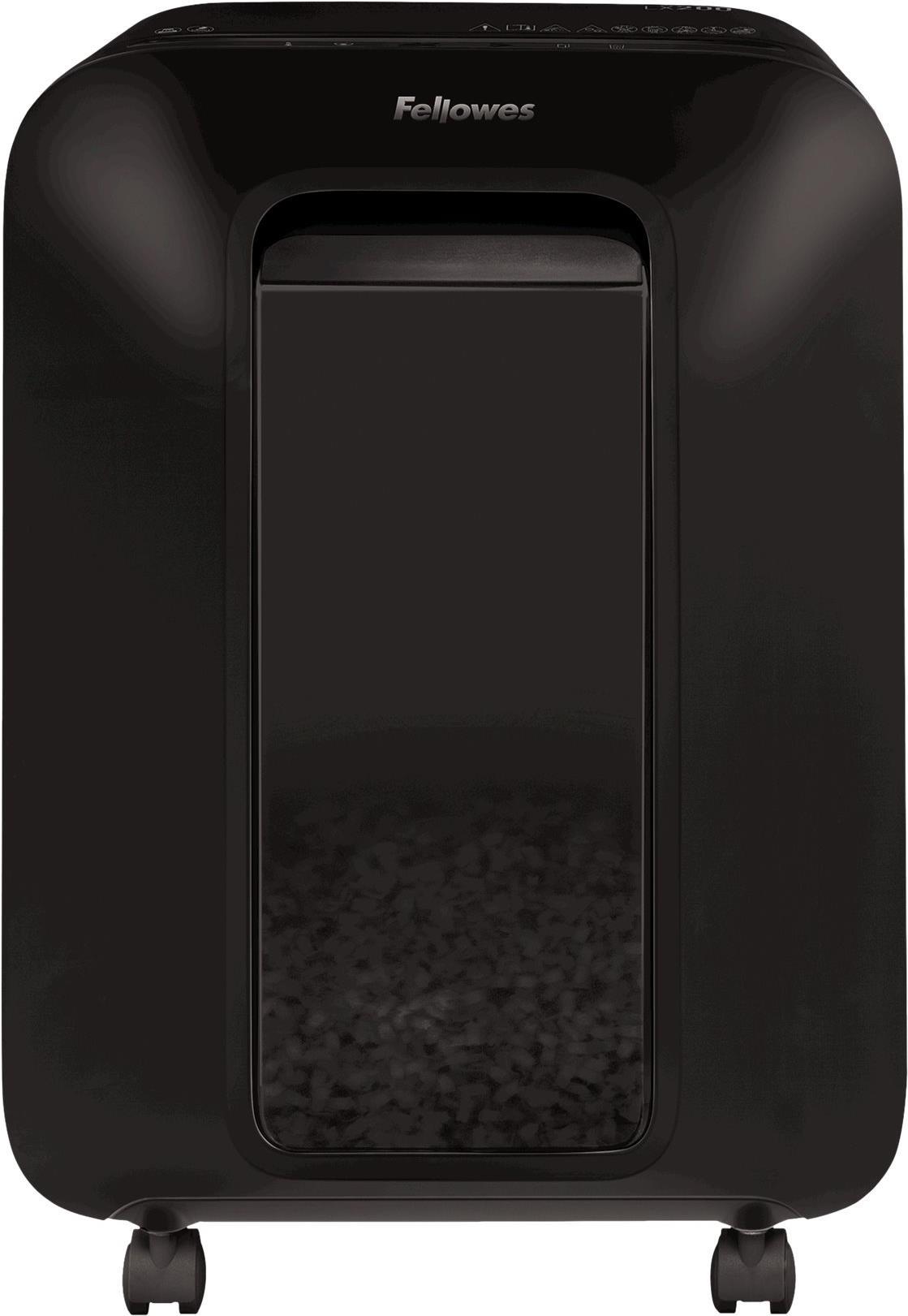 Fellowes Powershred LX200 Aktenvernichter Mini-Cut 12 Blätter Schwarz