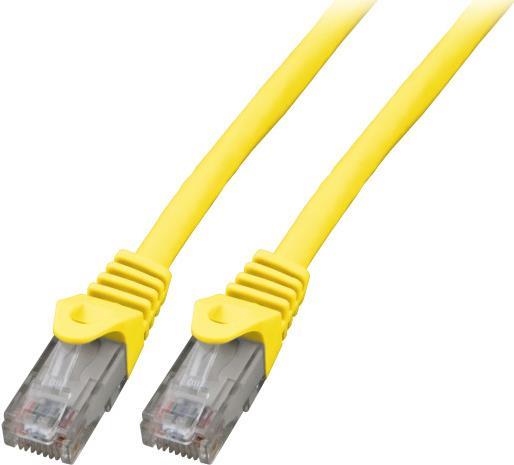 EFB-Elektronik RJ45 Patchkabel Cat.5e U/UTP LSZH CCA AWG24/7 gelb 5m Hersteller: EFB Elektronik (K8110GE.5)