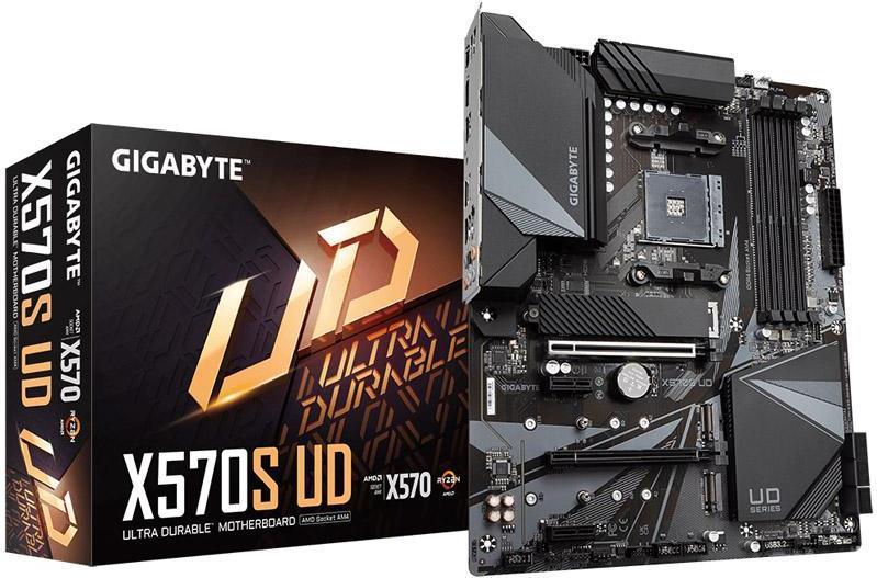 Gigabyte X570S UD (rev. 1.0) - AMD - Socket AM4 - AMD Ryzen 3 - 2nd Generation AMD Ryzen 3 - AMD Ryzen 3 3rd Gen - AMD Ryzen 5 - 2nd Generation AMD... - Socket AM4 - DDR4-SDRAM - 128 GB (X570S UD)