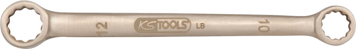 KS TOOLS Werkzeuge-Maschinen GmbH BRONZEplus Doppel-Ringschlüssel gerade 19x24 mm (963.7496)