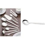 Esmeyer Sahnelöffel BETTINA, Länge: 162 mm aus Chrom-Edelstahl 18/10, spülmaschinengeeignet, - 1 Stück (250-022)