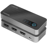 LogiLink 8K/60 Hz HDMI-Switch, 2 x 1-fach, schwarz Eingang: 2x HDMI-A Kupplung, 1x Micro USB-B Kupplung, - 1 Stück (HD0058)
