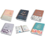 sigel Notizbuch Jolie "Mint Inspiration", 240 Seiten 168 x 215 mm, Dot-Lineatur, 120 g/qm weißes Papier, - 1 Stück (JN611)