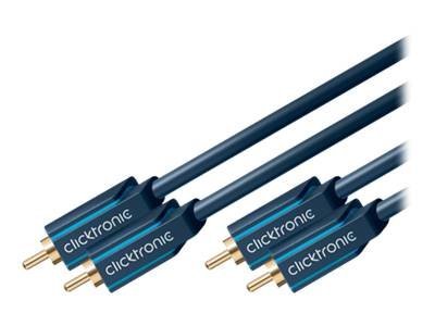 Clicktronic ClickTronic Casual Series Audiokabel 1 m Blau