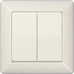 Jung AS590-5 Lichtschalter Elfenbein Duroplast (AS590-5)
