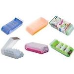 helit Lernkartei BeeBox, A8, Unterteil: himbeer-transluzent Deckel: transluzent-weiß, aus Polystyrol, Deckel sowohl (H6901025)