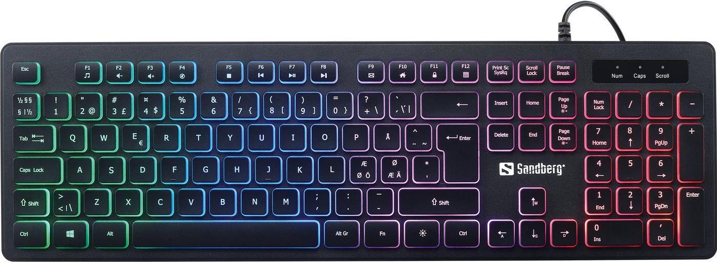 Sandberg Gamer Keyboard Stealth NORDIC (640-32)