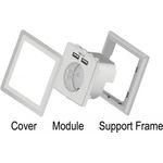 Delock Einbausteckdose mit 2 x USB Typ-A Ladeport 2,4 A (11471)