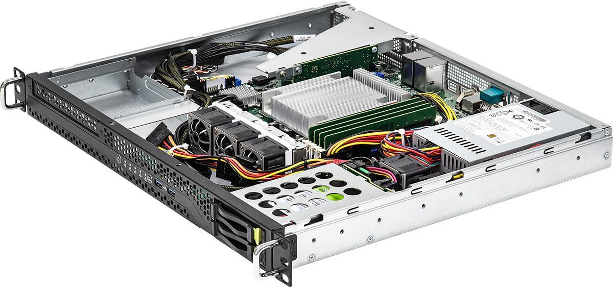 Asrock 1U2E-C252 Server-Barebone Intel C252 LGA 1200 (Socket H5) Rack (1U) (1U2E-C252)