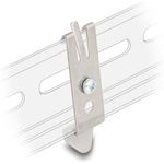 Delock Montagehalterung für 35 mm Hutschiene mit 2 Befestigungslöchern (67041)