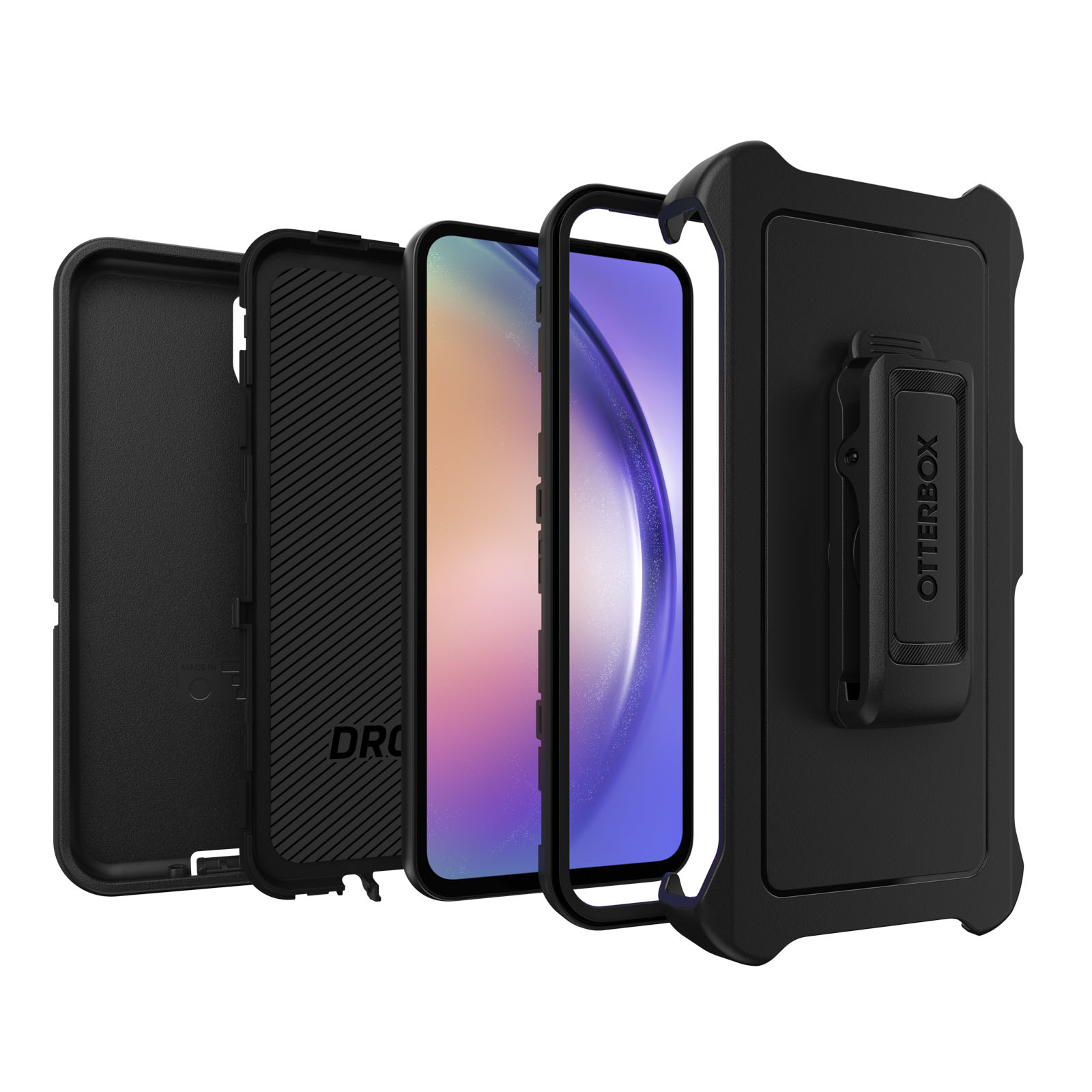 OtterBox Defender Series Pro Pack Handyhülle für Samsung Galaxy A54 5G Schwarz