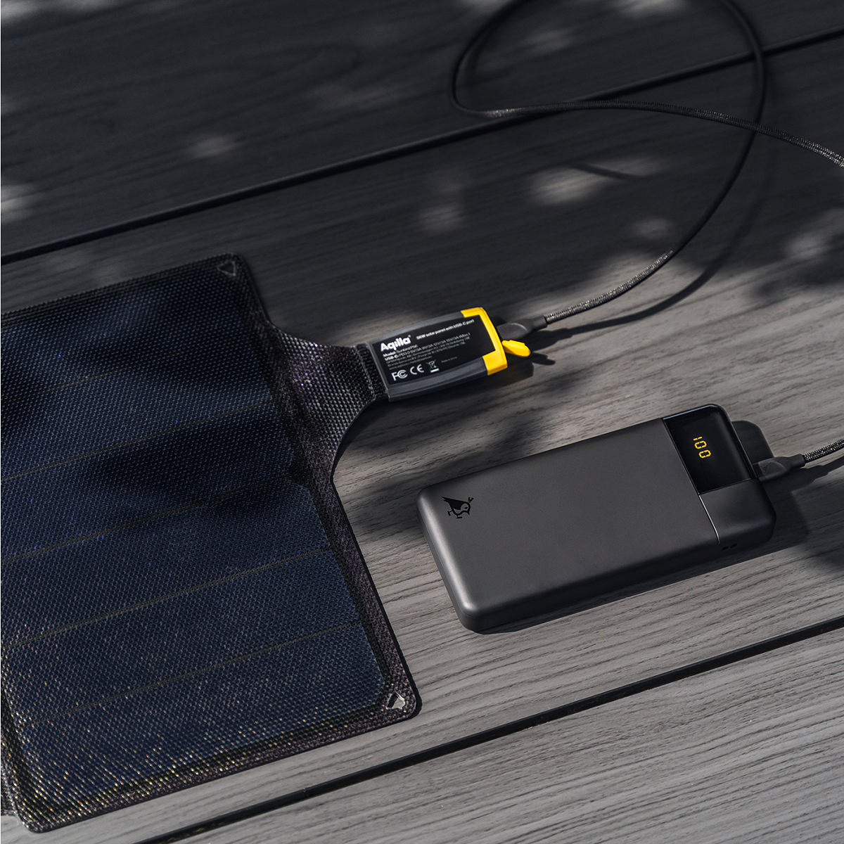 Aqiila Cablebird B2BD867 USB-C auf USB-C Kabel 1 m Schwarz