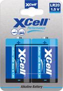 XCell Mono D -Batterie Alkali-Mangan 2 St. - Mono (D) (136154)