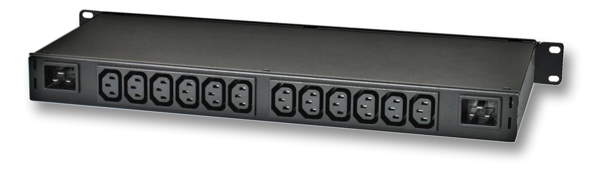 Gude Expert Power Control 8226-1 Stromverteilereinheit 12x IEC C13 230V 7500W 1U Schwarz