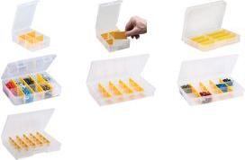 allit Sortimentskasten "EuroPlus Basic", Größe: 11/2-4 transparenter, hochschlagfester Polypropylen, individuelle - 1 Stück (457160)