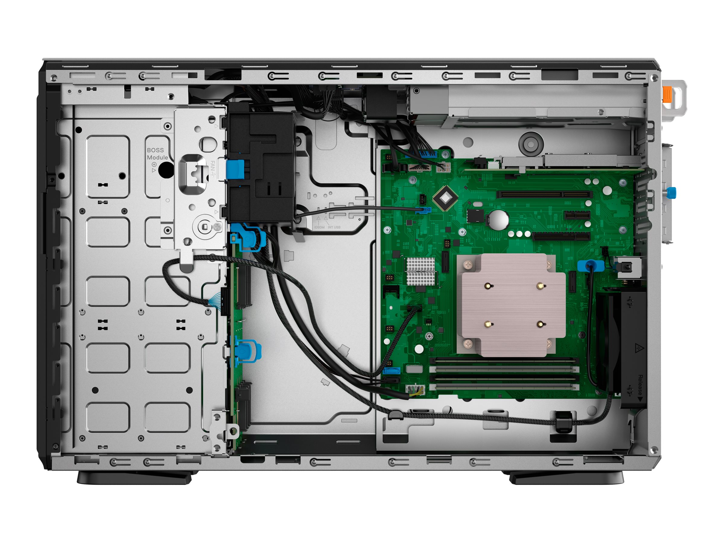 Dell PowerEdge T360 Smart Selection Tower-Server 1x Xeon 6357P 64 GB RAM 2x 480 GB SSD Schwarz