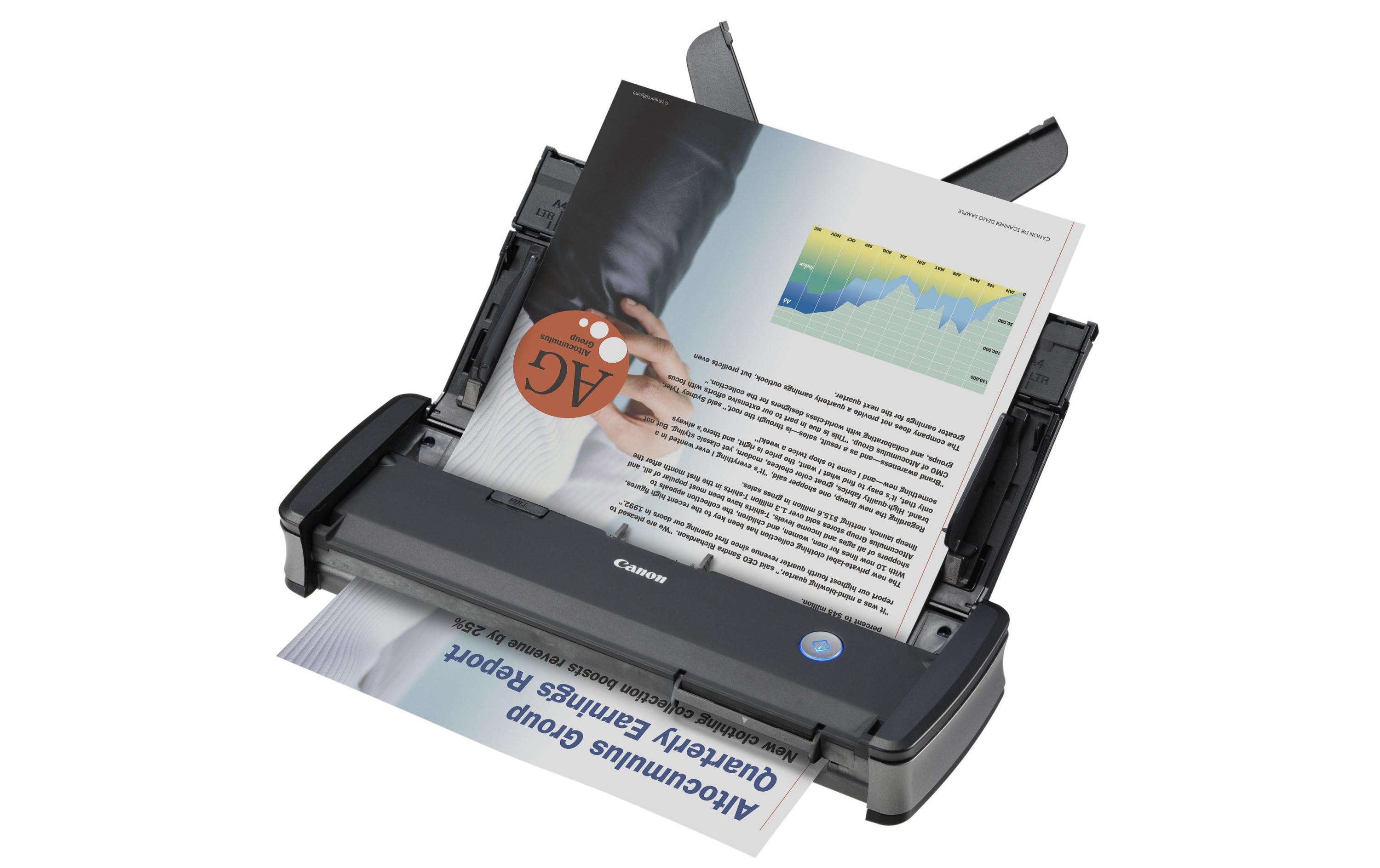 Canon imageFORMULA P-215II 20 Blätter 600 x 600 DPI Schwarz, Grau