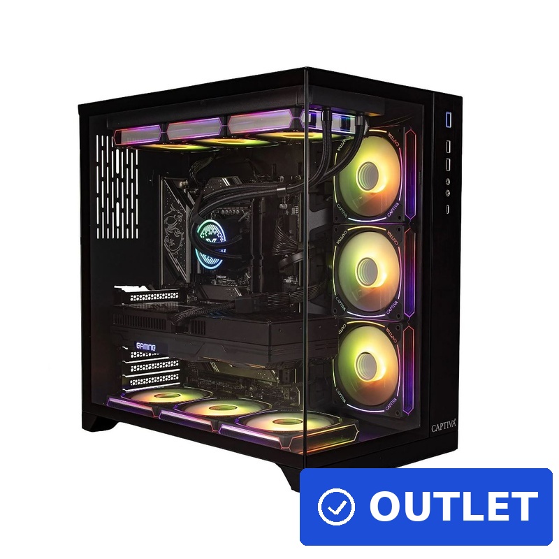 CAPTIVA Advanced Gaming I93-123, Gaming-PC mit Intel® Core™ i7 14700KF Prozessor, 32 GB RAM, 2 TB SSD, NVIDIA GeForce RTX™ 5060 GeForce® RTX™ 5060, FreeDOS (geöffnet)