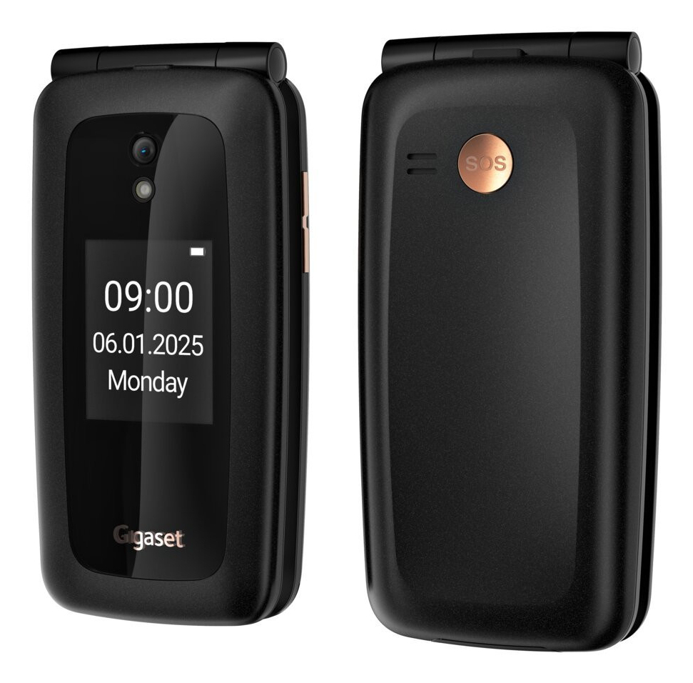 Gigaset GL795 2.8" Klapp-Handy 48 MB RAM 128 MB Schwarz