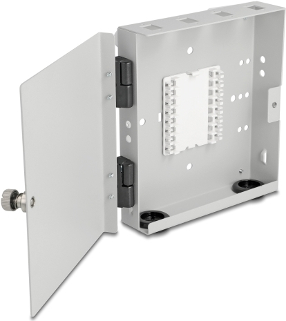 Delock LWL Wandbox fur 4 x SC Simplex oder LC Duplex Adapter Metallgehäuse (90716)
