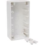 HK02 - Aufputzgehäuse, 2-fach, Farbe: ar arktisweiß HK02-APgehäuse 2f 1 (375202001)