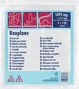 WESTEX Bauplane, LDPE, 75 my, schwarz, 4 x 5 m schwere, reißfeste Plane zum Schutz des Untergrunds - 1 Stück (96927510)