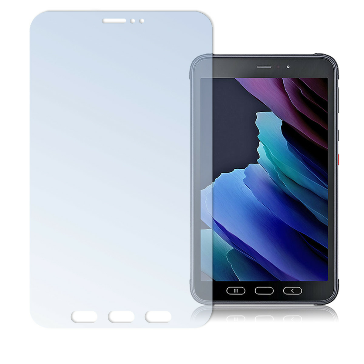 4smarts Second Glass 2.5D 8" Displayschutzfolie Transparent