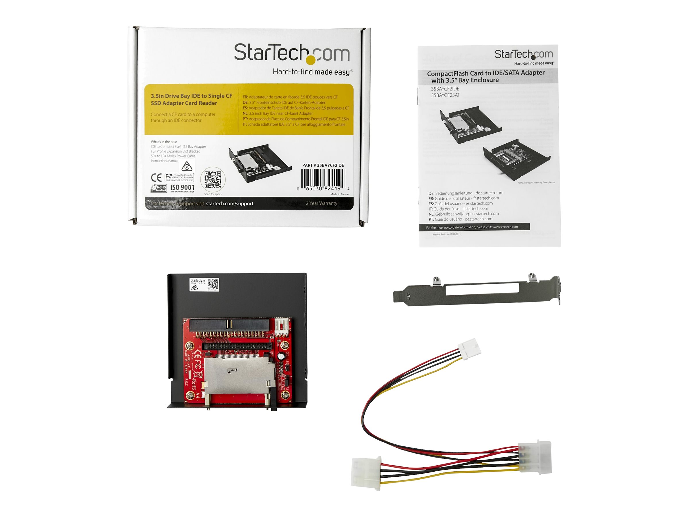 StarTech.com 35BAYCF2IDE 3,5" IDE CF Kartenleser