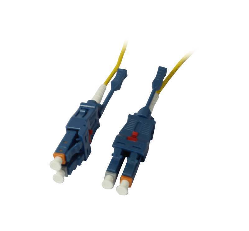 Synergy 21 S215533 Glasfaser-Patchkabel LC-LC OS2 15 m 2 Fasern 2 mm Gelb