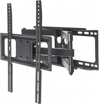 MANHATTAN Universal Basic LCD Full-Motion Wall Mount, Holds One 81,30cm (32") to 139,70cm (55") Flat-Panel or Curved TV up to 40 kg (88 lbs.); Adjustment (461344)