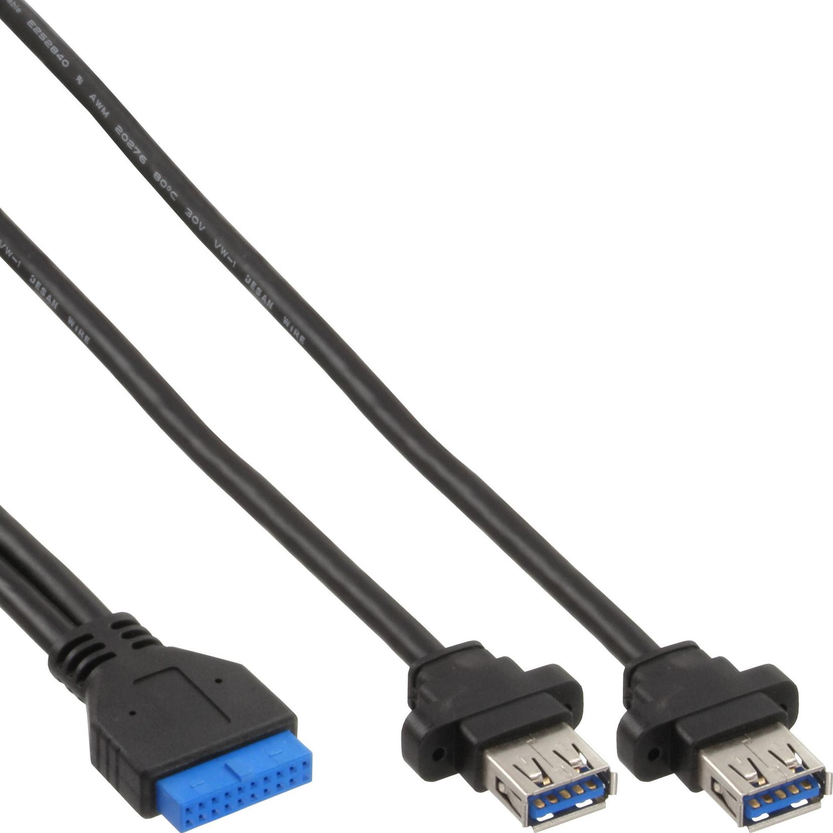 InLine Mini-PCIe Karte 2x USB 3.0, Modell 66900