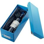 LEITZ CD-Ablagebox Click & Store WOW, blau aus Hartpappe mit PP-Folie kaschiert, für 165 CDs in Papier- (6041-00-36)