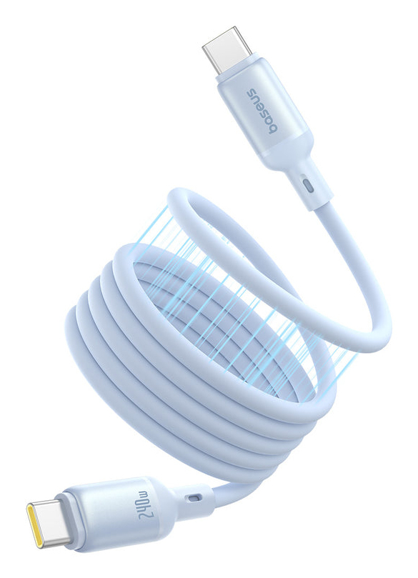 Baseus PicoGo USB-C Magnet-Ladekabel 240 W 1 m Blau