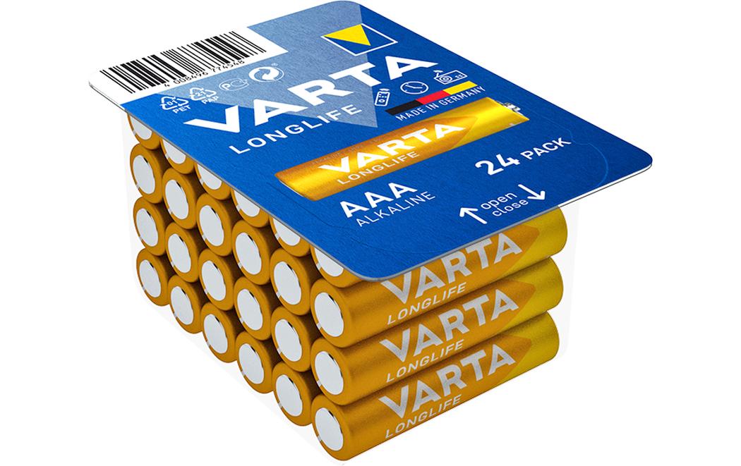 Varta Longlife AAA Batterie 1,5 V Micro (AAA) Gelb