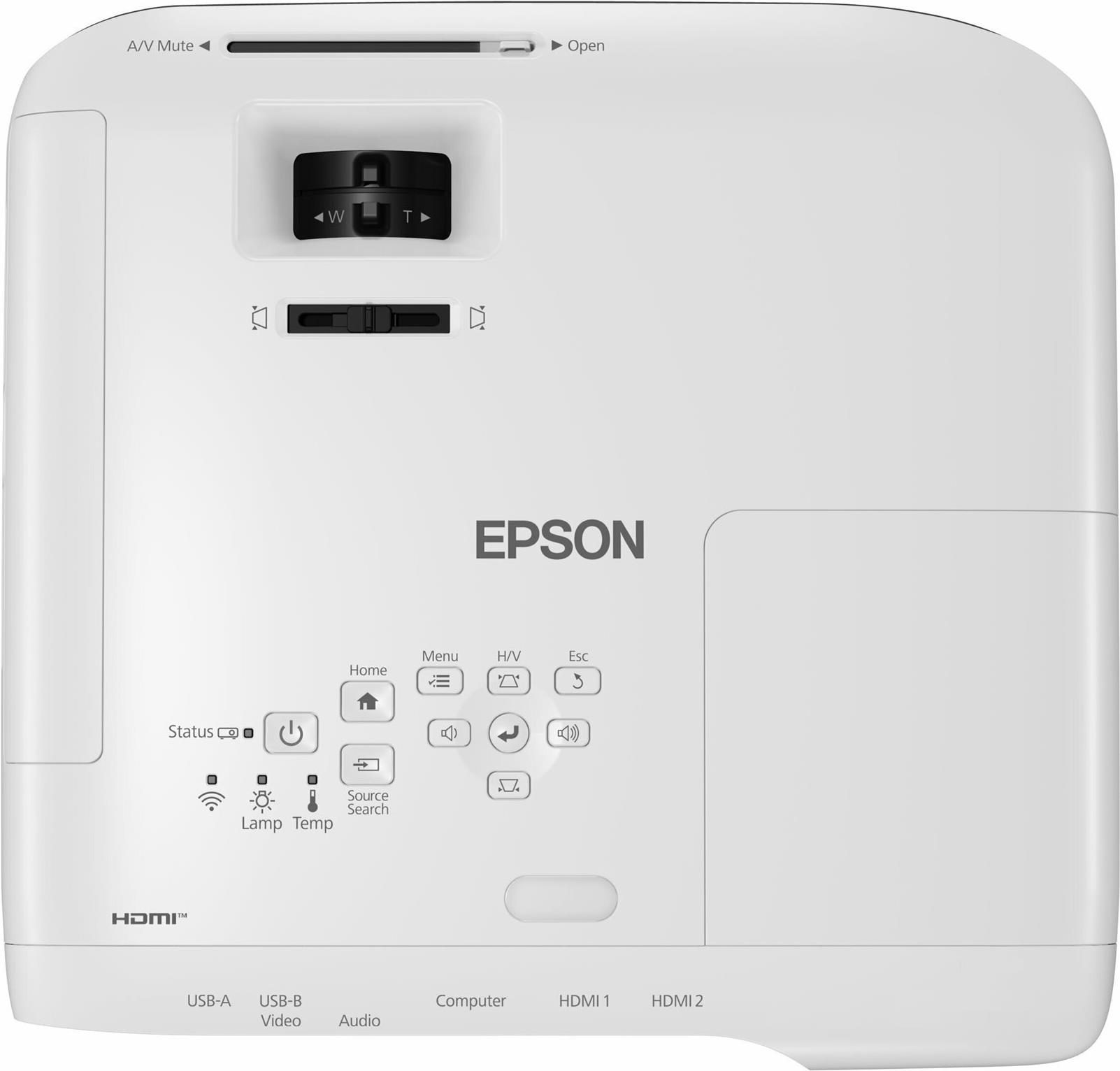 Epson EB-X49 Tragbarer 3LCD-Projektor 3600 Lumen XGA LAN Weiß