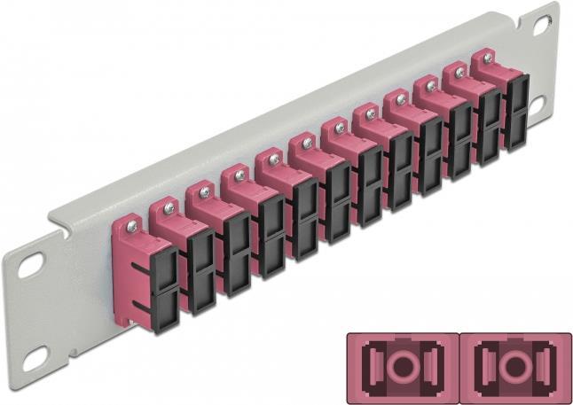 Delock Patch Panel SC Duplex MM X 12 (66795)