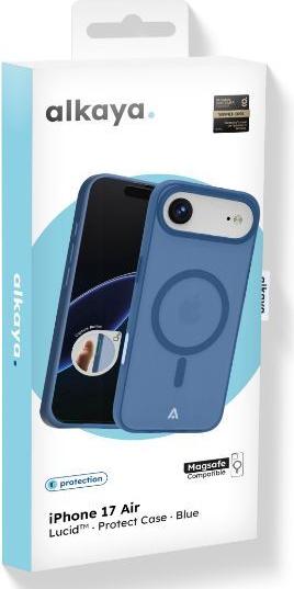 alkaya LUCID Handy Schutzhülle Protection Case f. Magsafe iPhone 17 Air, blau (CS-20256)