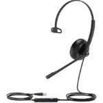 Yealink UH34 Mono UC Wired Headset USB Kopfband Schwarz Büro/Callcenter 20-20kHz (UH34 MONO UC)