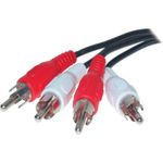S/CONN maximum connectivity Cinch Audio-Kabel-2 Cinchstecker auf 2 Cinchstecker, 7,5m (40102-7.5)