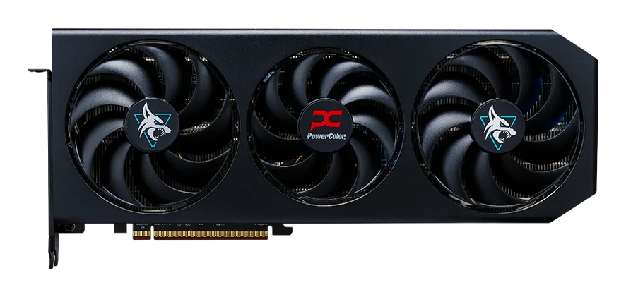 PowerColor Hellhound Radeon RX 9070 XT 16 GB GDDR6 Schwarz