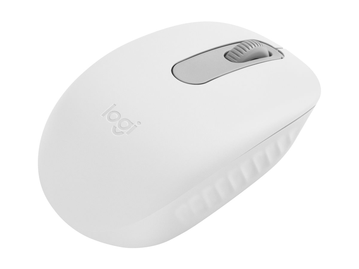 Logitech M196 Maus Bluetooth Off White