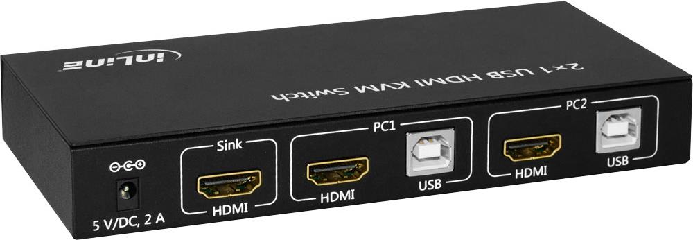 InLine 2x1 HDMI KVM Switch (62602I)