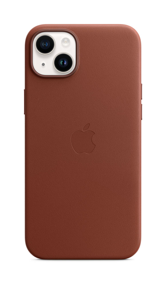 APPLE iPhone 14 Plus Leather Case with MagSafe - Umber (MPPD3ZM/A)
