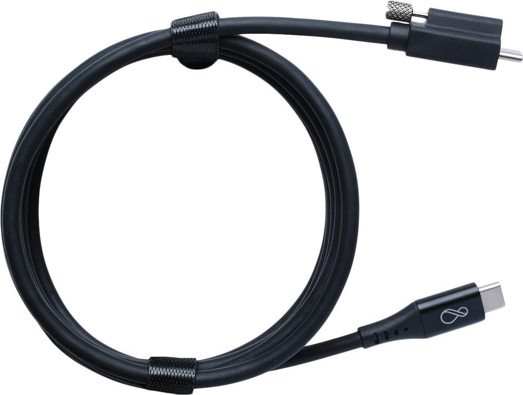 Bachmann Ochno USB-C Kabel mit Schraube 2.0m schwarz (920.0009)