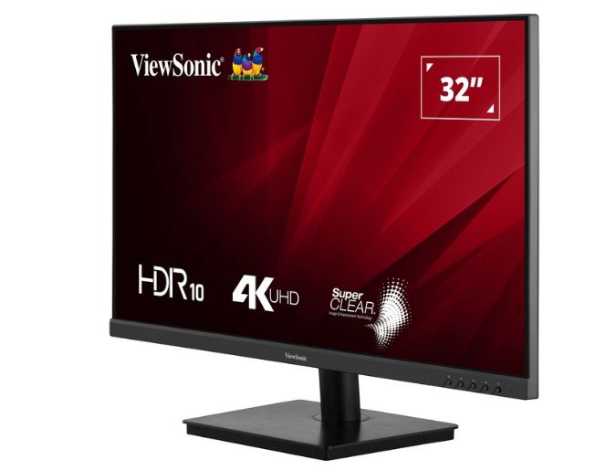 ViewSonic VA3208-4K-HD, LED-Monitor - (80 cm (31.5 Zoll), schwarz (matt), UltraHD/4K, VA, HDR10) [Energieklasse F] (VA3208-4K-HD)