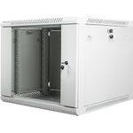 Lanberg Rack Wandschrank 48,30cm (19") 9U/600X600 Metalltür grau (WF01-6609-10S)