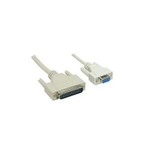 Alcasa VGA 9pin F/25pin M 1.8m (4075)