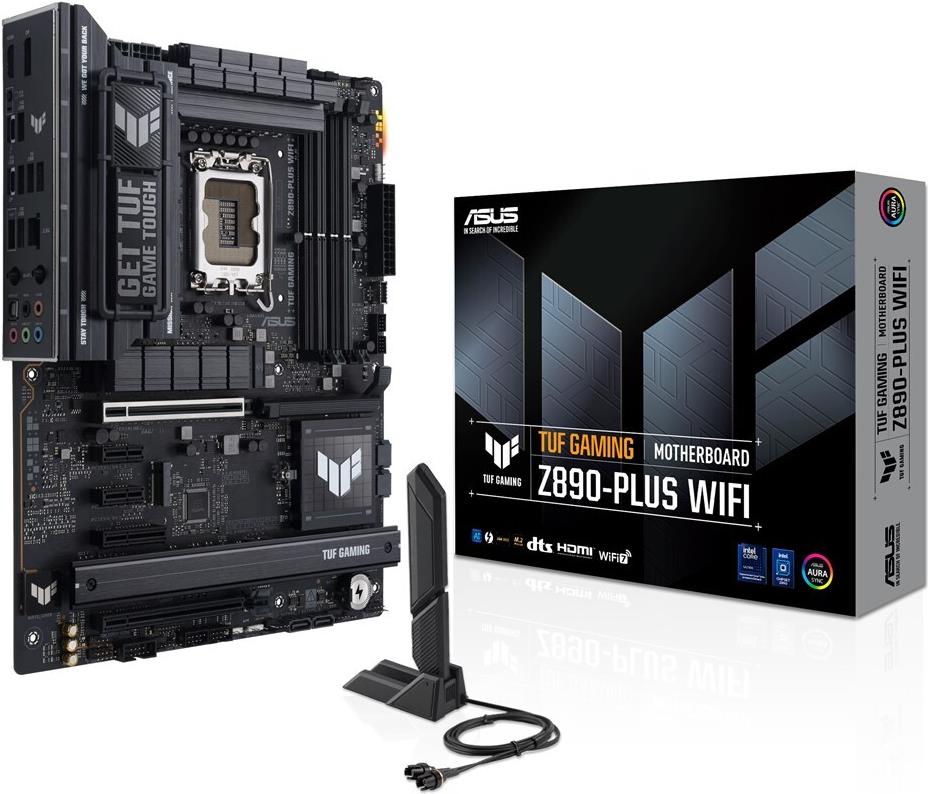ASUS TUF Gaming TUF GAMING Z890-PLUS WIFI ATX Intel Z890 LGA1851 Schwarz