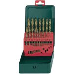 Metabo HSS Metall-Spiralbohrer-Set 19teilig 627156000 TiN DIN 338 Zylinderschaft 1 Set (627156000)